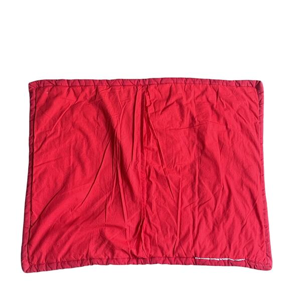 Peanuts Snoopy Christmas Quilted Pillow Cover Panel 26x21 Santa Hat Holiday - Picture 2 of 6